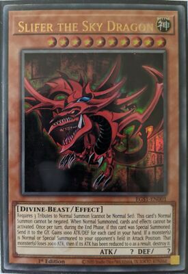 YuGiOh Slifer the Sky Dragon Ultra Rare EGS1-EN001 1st Edition NM-image