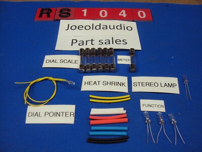 Fisher RS-1040 Receiver Complete Replacement Lamp Kit. 12 Piece Kit. Read Below.-image