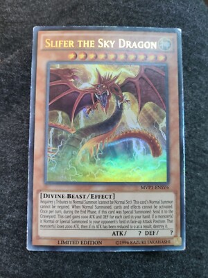 YUGIOH!  Slifer The Sky Dragon MVP1-ENSV6 Ultra Rare  Limited Edition NM-image