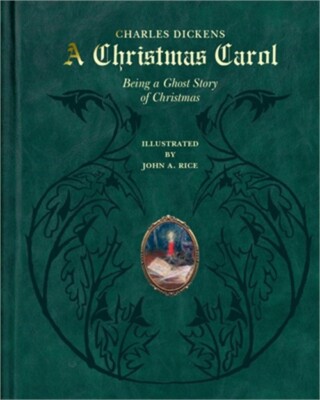 A Christmas Carol: Being a Ghost Story of Christmas (Deluxe Illustrated Leatherb-image