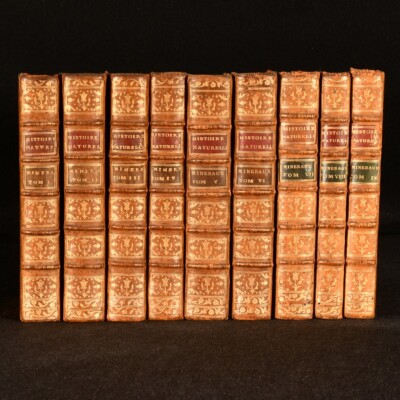 1783-88 9vols Histoire Naturelle des Mineraux Buffon French 1st-image