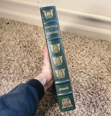 Easton Press Politics & Poetics 1979 Aristotle Leatherbound Collector's Edition-image