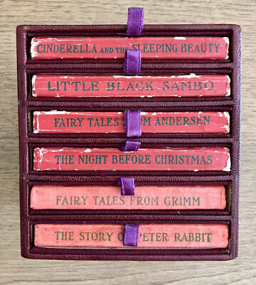 Christmas Stocking Series 1905 Set of Six Small Books in Custom Slipcase SCARCE-image