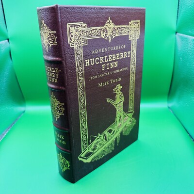 Huckleberry Finn Mark Twain Easton Press Leather Gilded Collectors Edition 1994-image