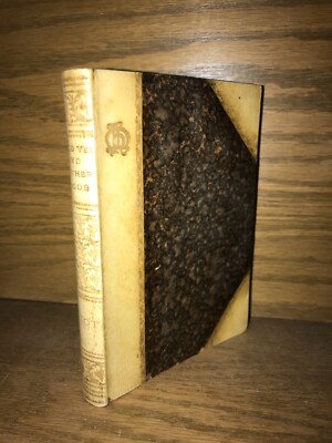 LEATHER Set;The Lifted Veil & Brother Jacob! GEORGE ELIOT 1878 Gift-image