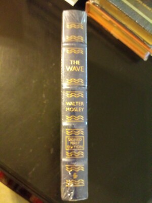 The Wave by Walter Mosley Easton Press Leather Signed First Edition Still SEALED-image