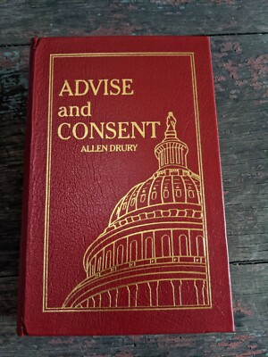 Advise and Consent Allen Drury Easton Press Collector's Ed Genuine Leather Fine-image