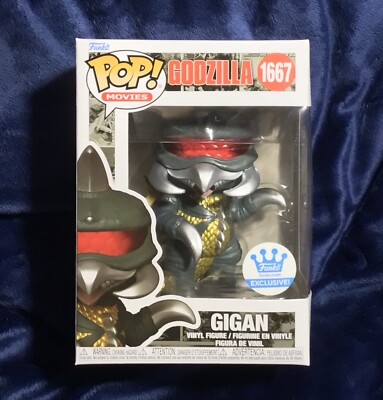 Funko Pop! GODZILLA #1667 GIGAN Funko Exclusive + Protector-image