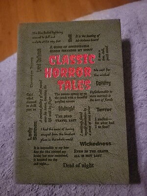 CLASSIC HORROR TALES Stoker Poe James Lovecraft Flexi Bound Faux Leather NEW-image