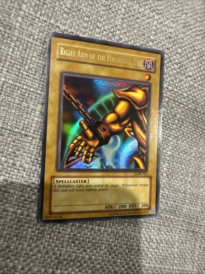 Right Arm of the Forbidden One - LOB-122 Unlimited Ed Ultra YuGiOh Exodia-image