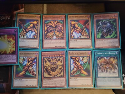 YUGIOH EXODIA THE FORBIDDEN ONE SET LDK2 1ST ED W/ 4 EXTRA CARDS NM-image