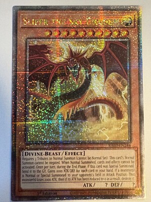 YUGIOH- Slifer the Sky Dragon - RA03-EN244 - QCR - Quarter Century Rare-image
