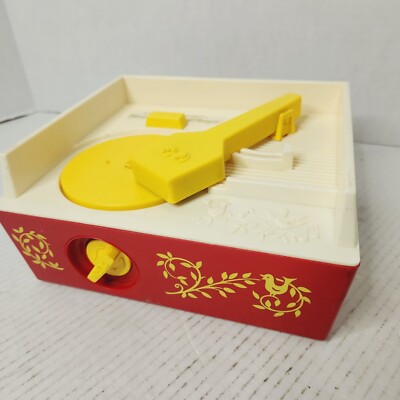 Vintage 1971 Fisher Price Music Box Record Player VTG Toy ONLY NO RECORDS-image