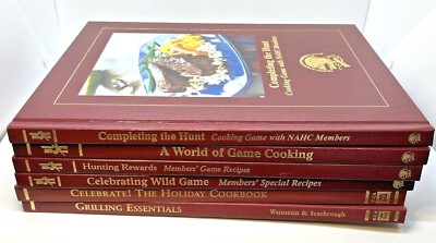 North American Hunting Club Collection Cooking With Game Six Book Lot -image