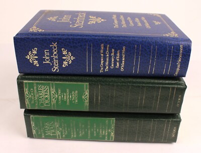 Octopus Book Lot of 3-Charles Dickens, Mark Twain & John Steinbeck. Read-image