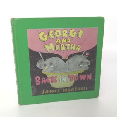 Vintage 1984 George and Martha: Back in Town Hardcover Library Green Cover Rare-image