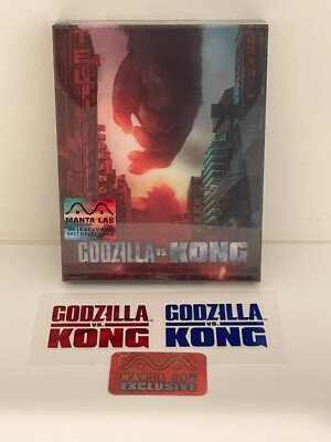 Godzilla Vs Kong Manta Lab  Double Lenticular 4K UHD Blu-ray Steelbook-image