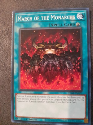 March of the Monarchs EGS1-EN027 Egyptian God Deck: Slifer the Sky Dragon 1st...-image