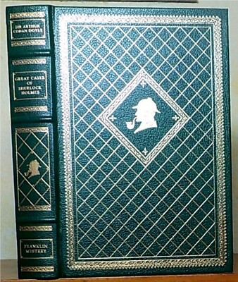 Great Cases of Sherlock Holmes, Franklin Mystery, Leather Bound Edition-image