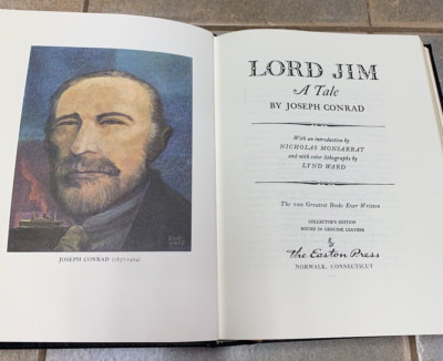 Lord Jim by Joseph Conrad Easton Press 1977, Hardcover, Leather, Excellent Cond-image