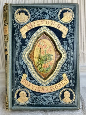 1870 John Milton's Paradise Lost Poetical Works Landscape Series of Poets RARE-image