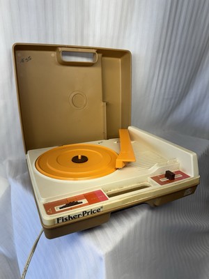 Vintage FISHER PRICE PHONOGRAPH Record Player Turntable 1978 #825 - Working!-image
