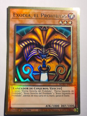 Exodia the Forbidden One●YUGIOH●MGED●PREMIUM GOLD RARE●SPANISH●NM●0436-image