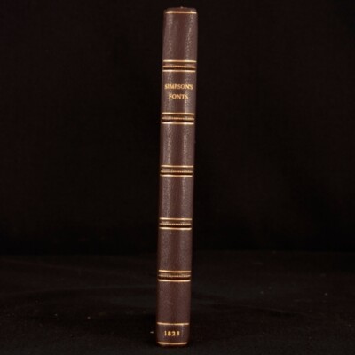 1828 A Series of Ancient Baptismal Fonts Chronologically Arranged Simpson Robert-image