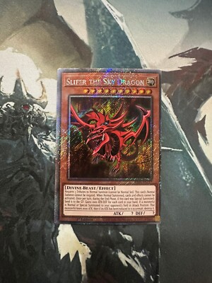 Yugioh Slifer the Sky Dragon Platinum Secret Rare RA04-image