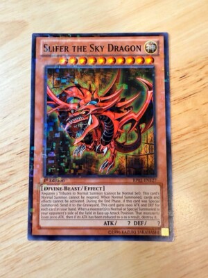 NM Slifer the Sky Dragon (Mosaic Rare) BP02-EN127 Battle Pack 2: War of the.(A4)-image