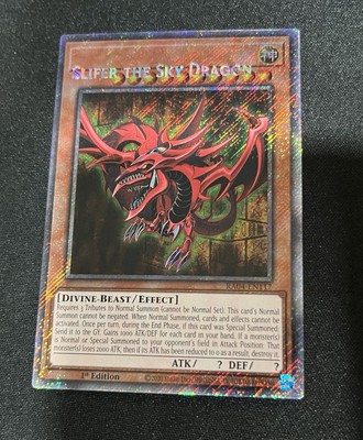 Slifer The Sky Dragon - RA04 (Misprint Name Shift) Platinum Secret Rare-image