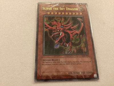 Yu-Gi-Oh! Slifer The Sky Dragon Game Boy Ultra Rare Promo GBI-001 Unopened-image