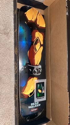 NEW Bear Walker X Yu-Gi-Oh Exodia Right Leg Skateboard (Holographic) #018/100 -image