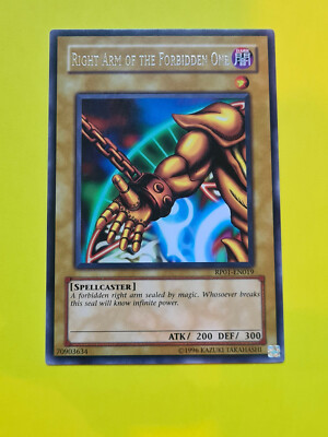 Right Arm of the Forbidden One RP01-EN019 Rare YUGIOH card Unlimited EXODIA-image