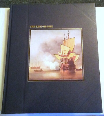 THE MEN-OF-WAR (SEAFARERS SERIES). 1ST PRINTING, LEATHERETTE, MINT CONDITION-image