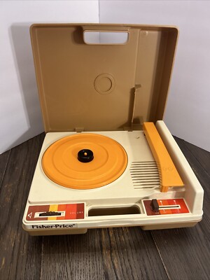 Vintage 1978 Fisher Price Portable Turntable Record Player -image