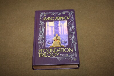 The Foundation Trilogy by Isaac Asimov HC 4th Printing Bantam - Leatherbound-image