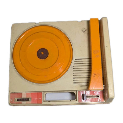 Vintage 1978 Fisher Price Record Player Phonograph-No Lid Works -image