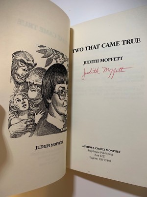 #Signed Judith Moffett, Author's Choice Monthly 19, Two That Came True. Leather-image