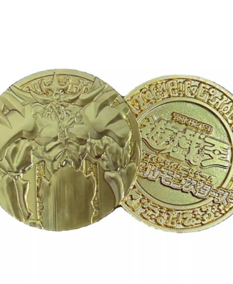 Yu-Gi-Oh! 25Th Anniversary Metal Embossed Coin Card Pattern Embossed Gold Coin-image