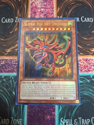 Yu-Gi-Oh! Slifer the Sky Dragon LDK2-ENS01 Ultra Rare Limited Near Mint-image