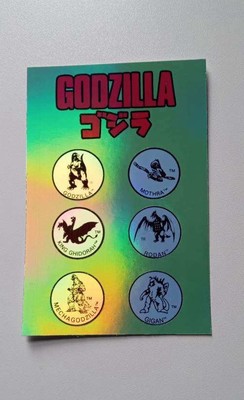Classic Godzilla Logo 6 Sticker Two Pack-image