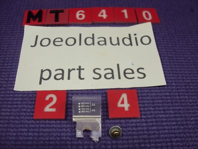 Fisher MT-6410 Turntable Strobe Lamp Cover. Tested. Parting Out Entire MT-6410-image