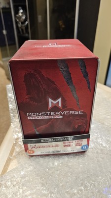 MONSTERVERSE Steelbook collection (4K/Blu-ray, 8-Disc) Godzilla Kong IMPORT-image