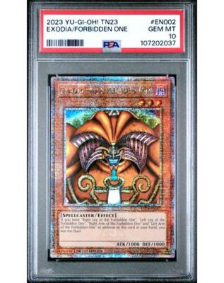 PSA 10 GEM MINT Exodia Forbidden One TN23-EN002 25th Anv Tin: Dueling Heroes-image