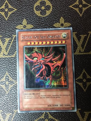 YuGiOh Slifer the Sky Dragon - YMA-EN001 - Secret Rare - Limited Edition Lightly-image