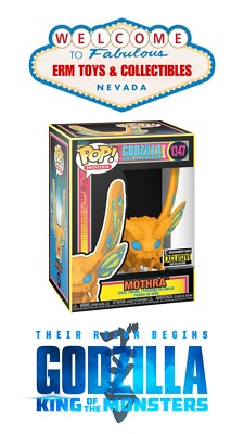 Funko Pop! Movies: Godzilla: King of the Monsters - Mothra Black Light Exclusive-image