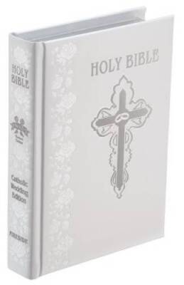 Catholic Wedding Bible-NABRE - Leather Bound - GOOD-image