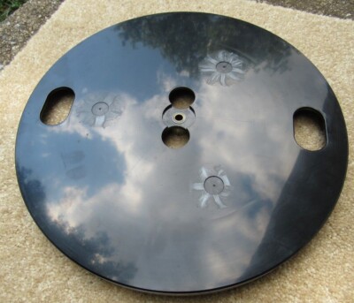 Fisher MT-100 Turntable Platter Plastic W/ Gear Original Part Japan VG Condition-image