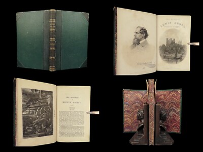 1870 Charles Dickens 1st ed Mystery of Edwin Drood Unfinished Novel Illustrated-image
